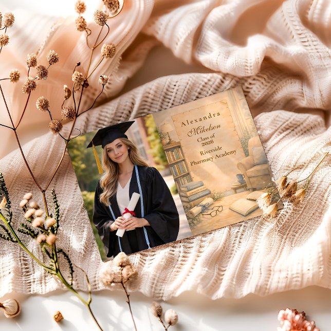 Photo Classic Psychology Graduation Announcement (Creator Uploaded)