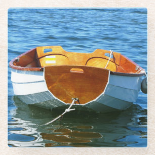 Photo Classic Wooden Boat Coaster