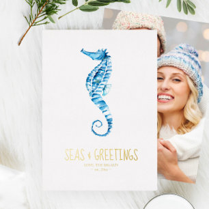 Photo Coastal Christmas Cards