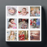 Photo Colage Plaque - ANY Occasions<br><div class="desc">Lovely keepsake gift for featuring 9 photo templates (your photos will automatically fit the space shown.</div>
