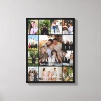 Photo Collage 12 Pictures 12x16 18x24 24x32 Black