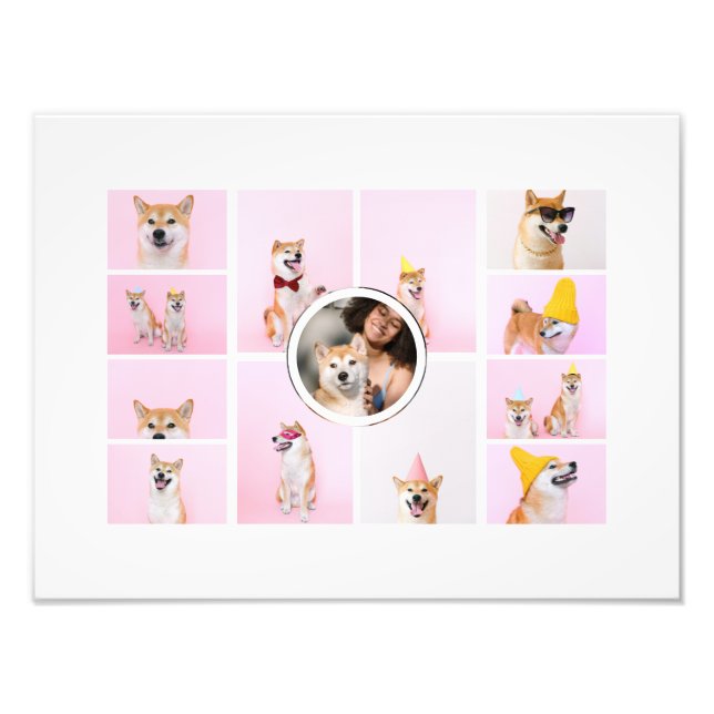 Photo Collage 13 Photographs Personalised Custom (Front)