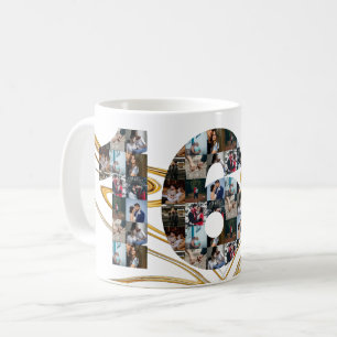 Photo collage 16 year anniversary gifts by year coffee mug