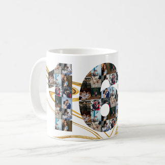 Photo collage 16 year anniversary gifts by year coffee mug