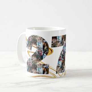 Photo collage 27 year anniversary gifts by year coffee mug