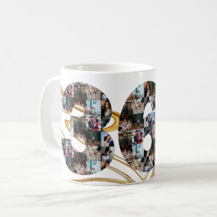 Photo collage 36 year anniversary gifts by year coffee mug