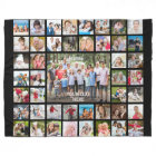 Photo Collage 45 Photos Personalised Black