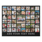 Photo Collage 45 Photos Personalised Custom Colour