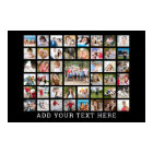 Photo Collage 45 Photos Personalised Custom Colour