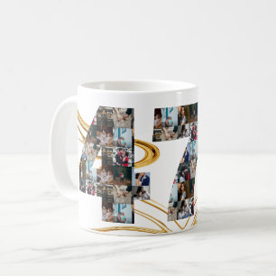 Photo collage 47 year anniversary gifts by year coffee mug