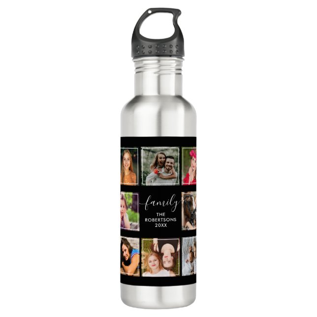 Photo Collage 710 Ml Water Bottle (Front)
