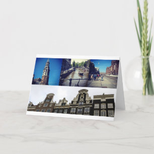 Photo collage Amsterdam 2 Card