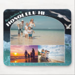 Photo Collage | ANY Beach Destination Vacation Mouse Mat<br><div class="desc">Create a fun keepsake reminder of that long-awaited vacation or family reunion on this stunning vibrantly printed mousepad that you can enjoy viewing every single day. Add three of your own favourite photos and the text to any beachy destination to capture the moments forever in a fun image-collage mouse pad...</div>