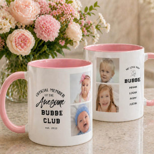 Photo Collage Awesome BUBBE Mug