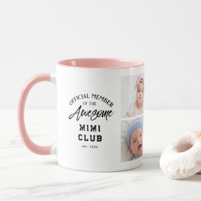 Photo Collage Awesome MIMI Mug (With Donut)