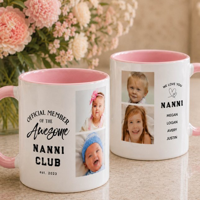 Photo Collage Awesome NANNI Mug (Creator Uploaded)