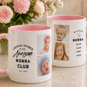 Photo Collage Awesome NONNA Mug