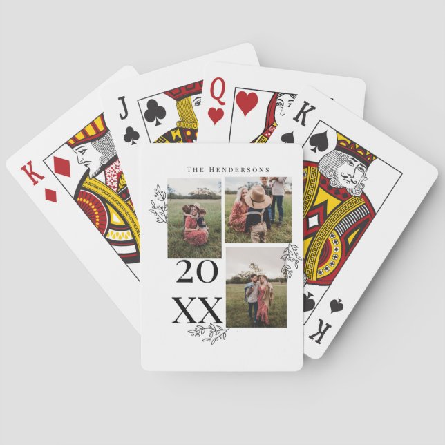 Photo collage Bicycle Playing Cards (Back)