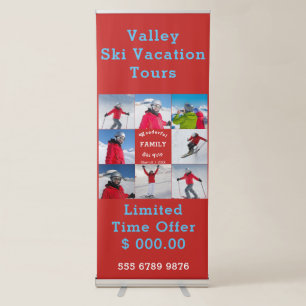 Photo Collage Business Promotion Create Your Own Retractable Banner