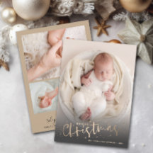 Photo Collage Christmas Birth