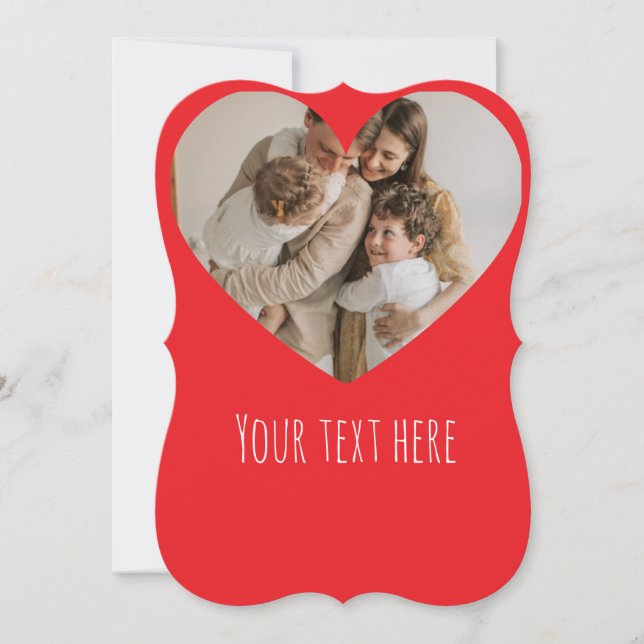 Photo collage christmas holiday card (Front)