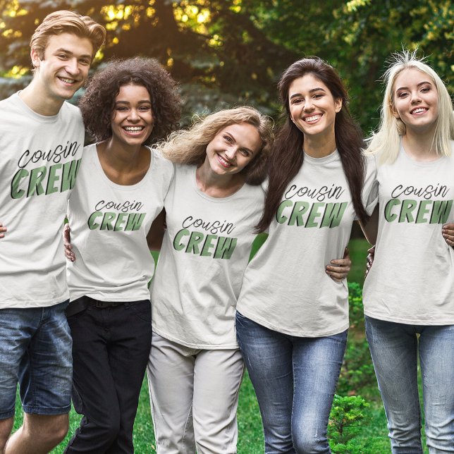 Photo Collage Cousin Crew T-Shirt (Creator Uploaded)