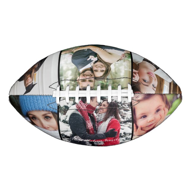 Photo Collage Custom Football American Football (Front)
