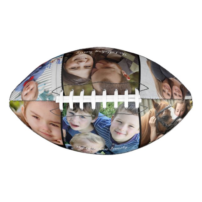 Photo Collage Custom Football American Football (Front)
