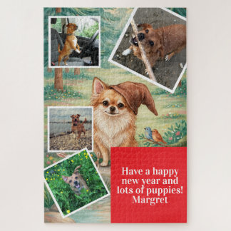 Photo collage Dog Memories Jigsaw Puzzle
