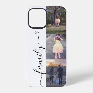 Photo Collage Family Photos Template Calligraphy iPhone 12 Pro Case