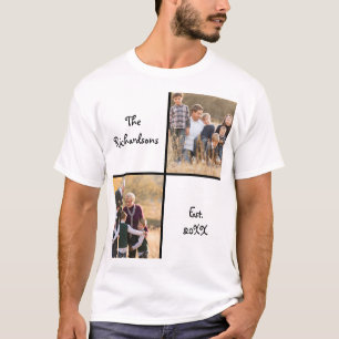 Photo Collage Family Theme T-Shirt