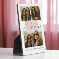 Photo Collage Forever Soul Sisters Friendship Gift