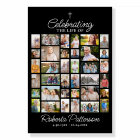 Photo Collage Funeral Celebration of Life Welcome