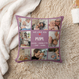 Photo Collage Gift Pillow For Mom -  Album Photo 
