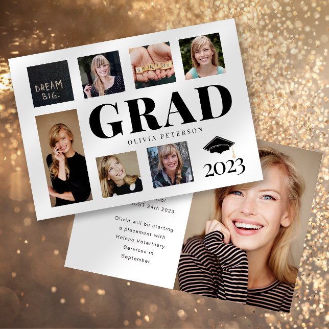 Photo Collage Graduate Announcement (Creator Uploaded)