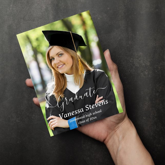 Photo Collage Graduation Announcement Cards (Creator Uploaded)