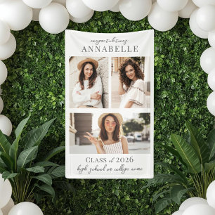 Photo Collage Graduation Party Sign