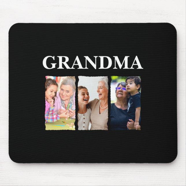 Photo Collage Grandma D Family  Mouse Mat (Front)