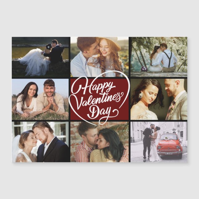Photo Collage Happy Valentine's Day (Front)
