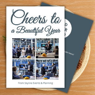 Photo Collage Holiday Card for Realtors