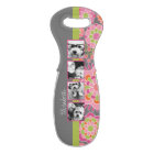 Photo Collage Hot Pink and Orange Flowers