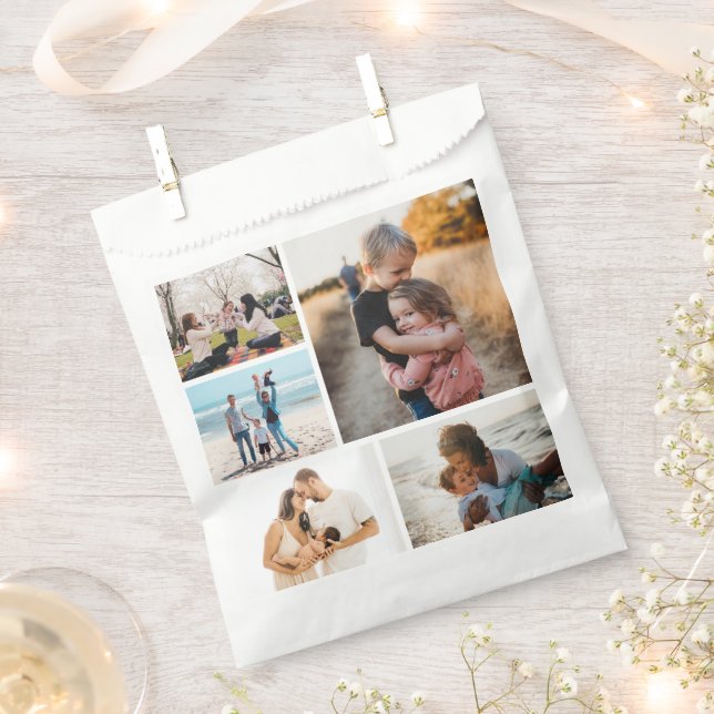 Photo Collage Ideas For Gifts Create 5 Photos Favour Bags (Clipped)