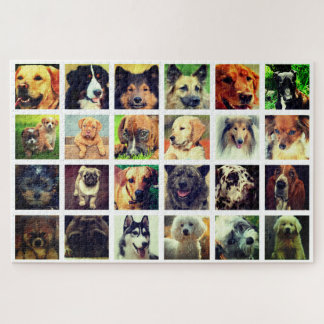 Photo Collage Jigsaw Puzzle Of Dogs