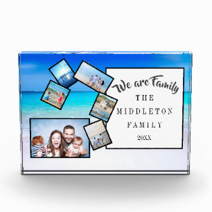 Photo Collage Keepsake Ocean Beach We are Family