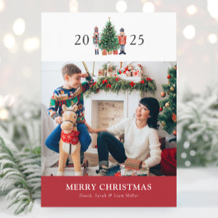 Photo Collage Merry Christmas Holiday Card