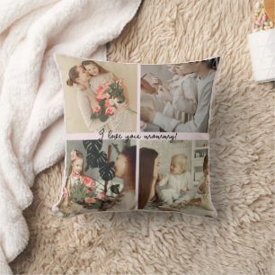 Photo Collage & Message - Personalised Gift    Cushion