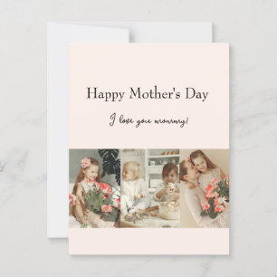 Photo Collage & Message - Personalised Gift Postcard