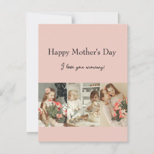 Photo Collage & Message - Personalised Gift    Postcard