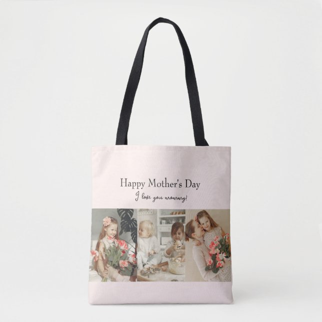 Photo Collage & Message - Personalised Gift |  Tote Bag (Front)
