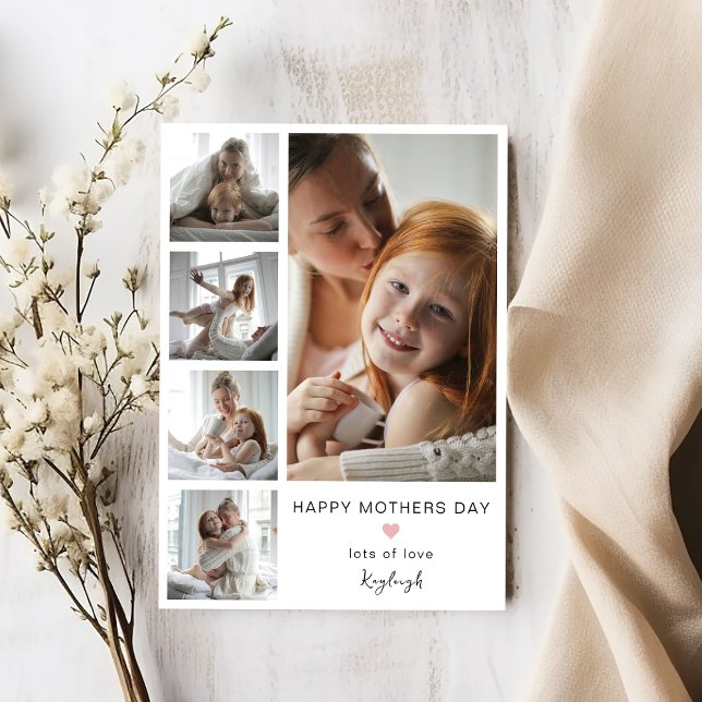 Photo Collage Mothers Day  Card (Creator Uploaded)